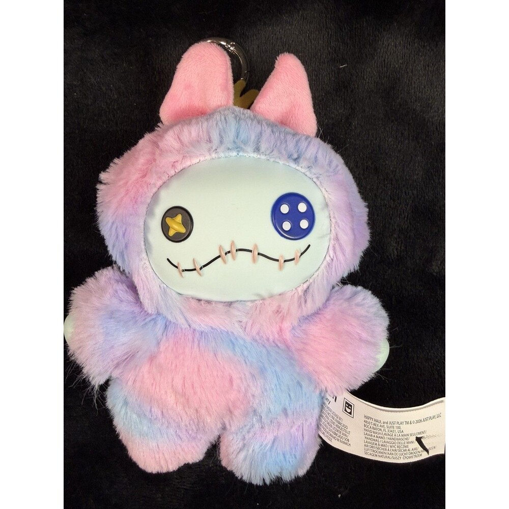 Disney Happy Haul Stitch Snow Cone Swirl SCRUMP Vinyl Plush Keychain Just Play